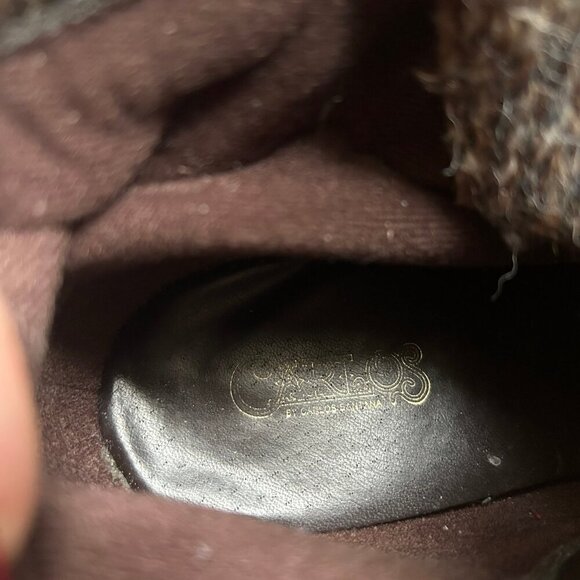 Carlos by Carlos Santana Glinda Ankle Brown Lace Up Heeled Boot Women’s Size 8 - Picture 7 of 9